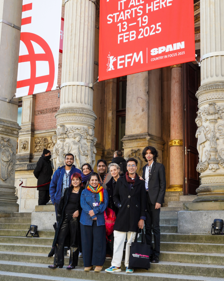 A 2025 delegation of emerging queer South Asian filmmakers to the European Film Market, expanding industry access and global networks